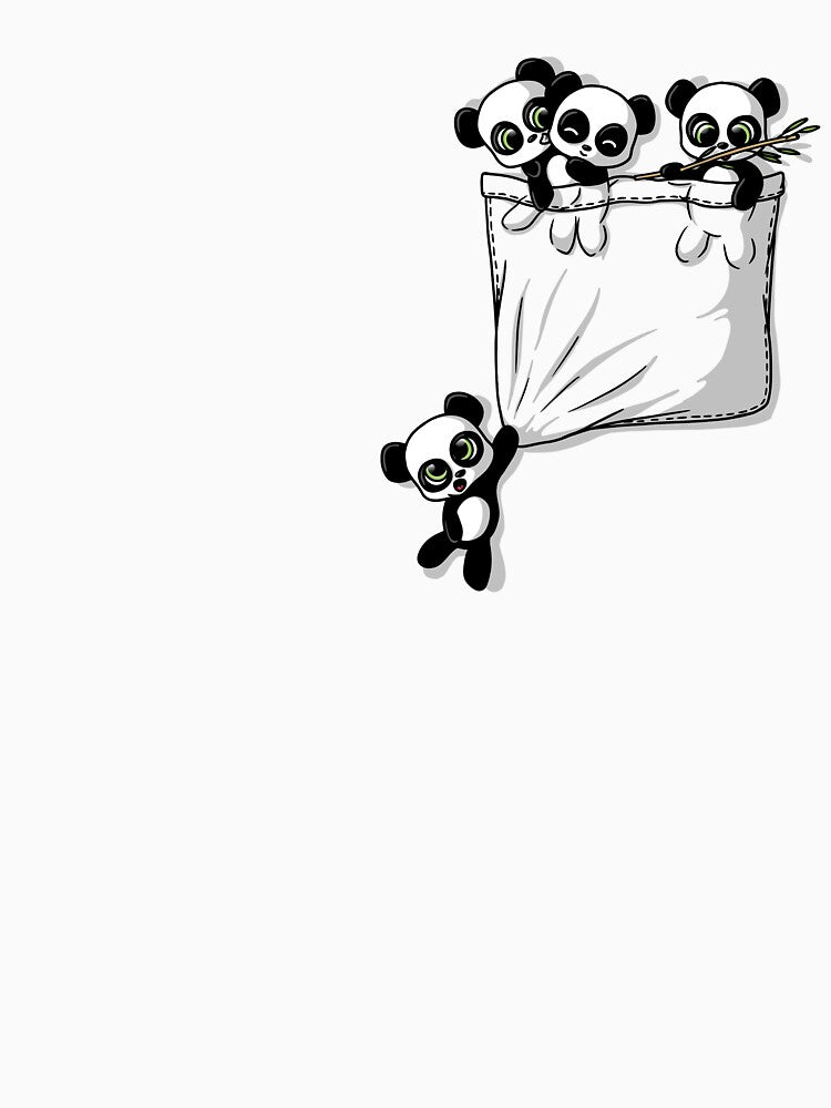 CUTE POCKET PANDAS by Beka Designs