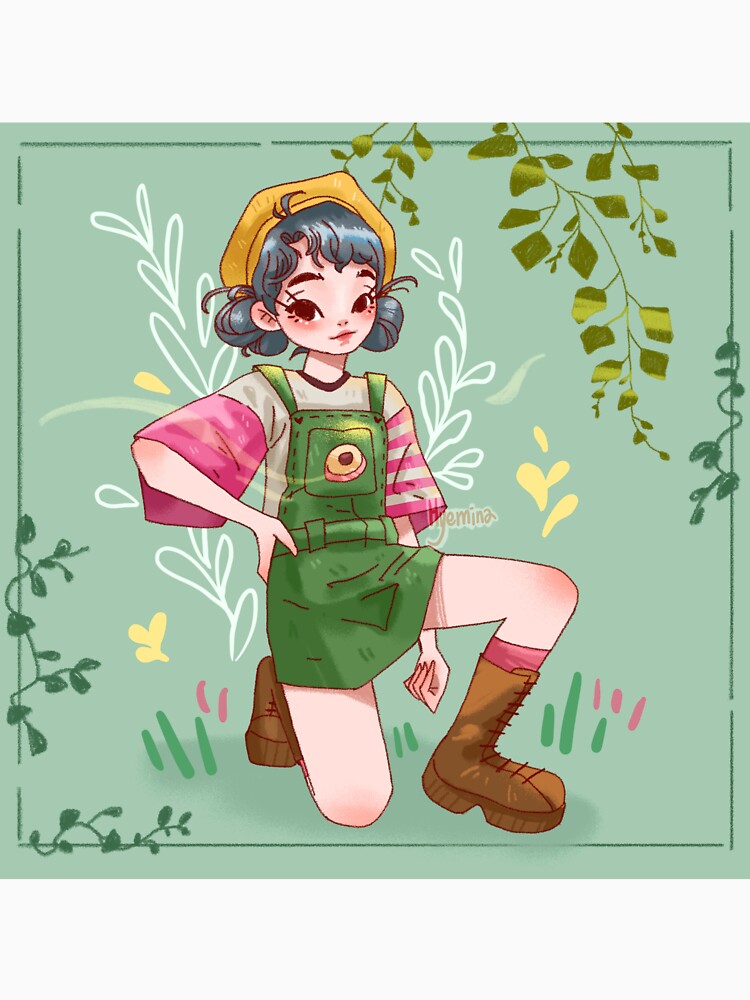 Summer Plant Girl by HYEMINA