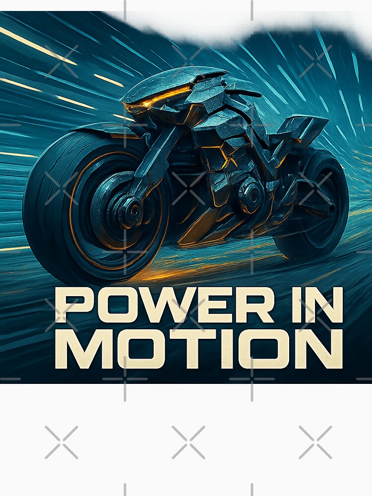 Power in Motion – High-Speed Sci-Fi Bike Art by mbmstores