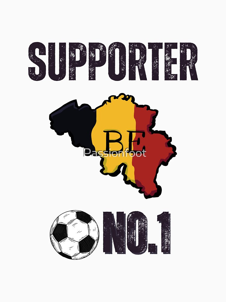 Belgian football team, fan of the Red Devils, number one supporter - football passion by Passionfoot