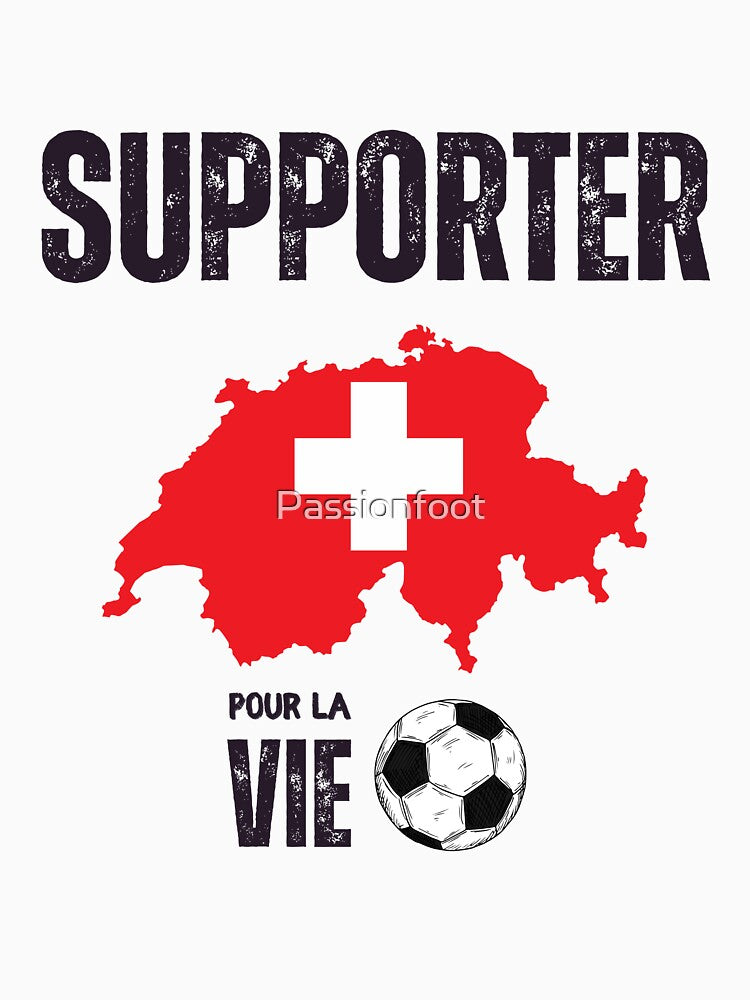 Swiss football team, National fan, supporter for life by Passionfoot