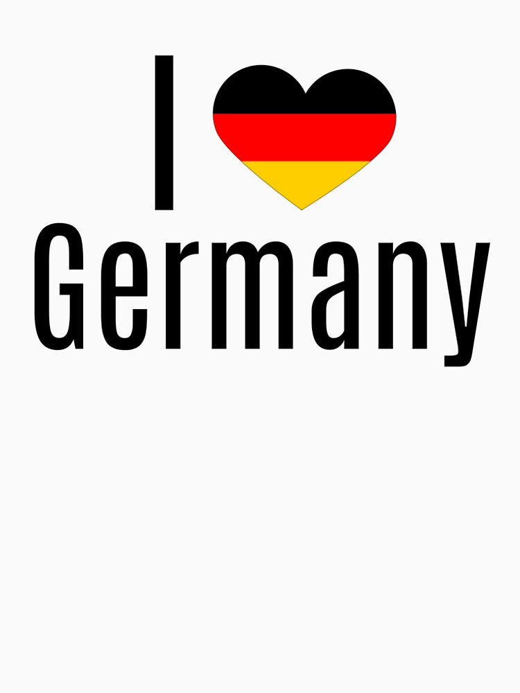 I love Germany – World Cup 2026 Football Fans Logo by topprinting