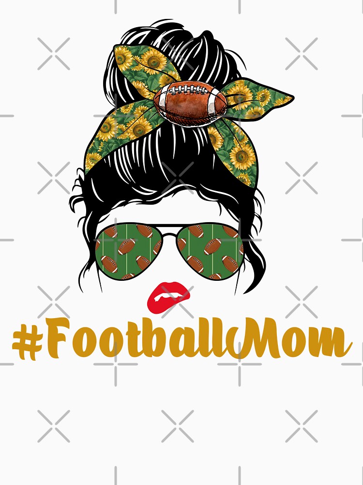 Football Mom For Game Day With Game Day Vibes by manzee