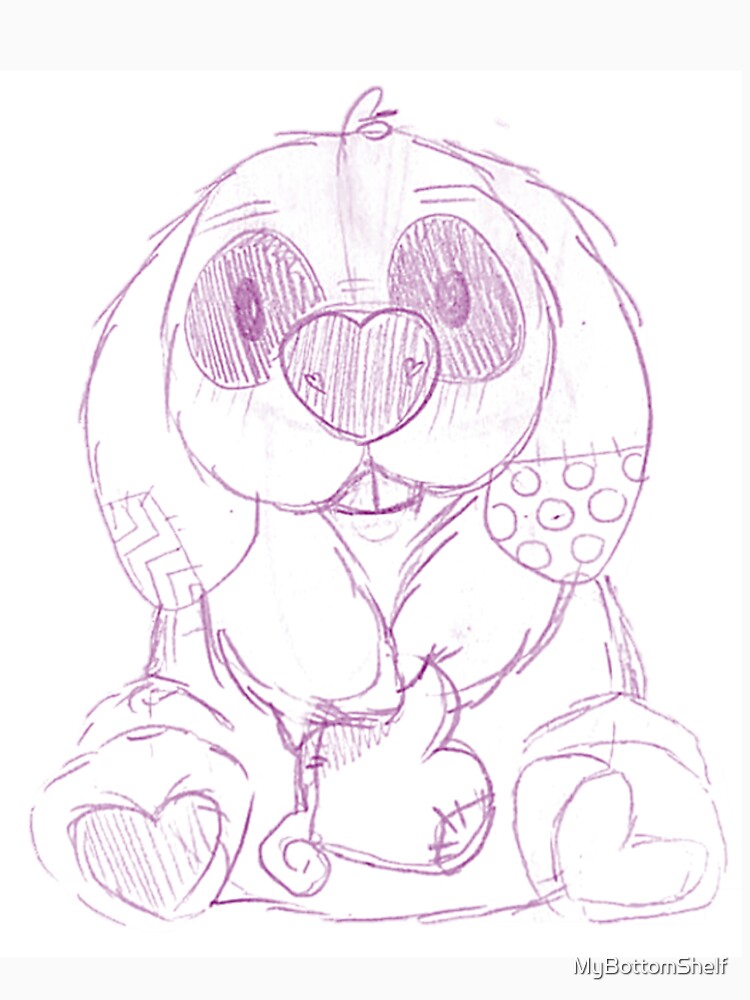 Ratty Bunny pink by MyBottomShelf