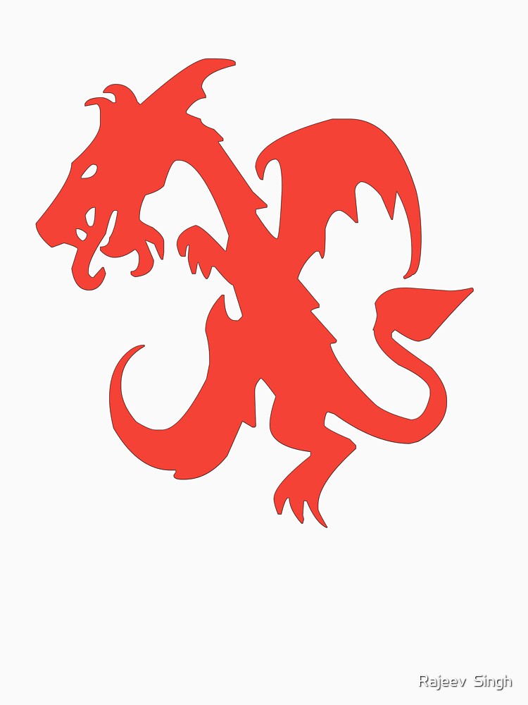 Dragon Initial Monogram X by Rajeev  Singh