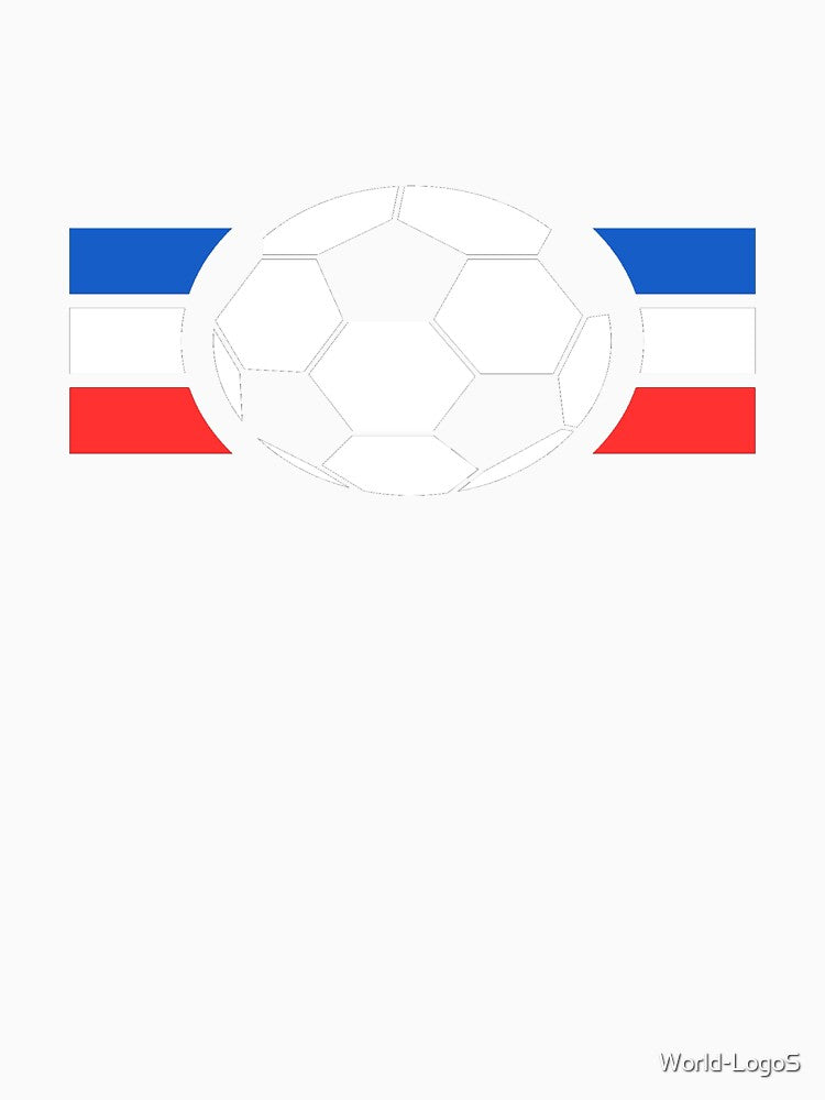 France Football gift - tricolor flag ball by World-LogoS