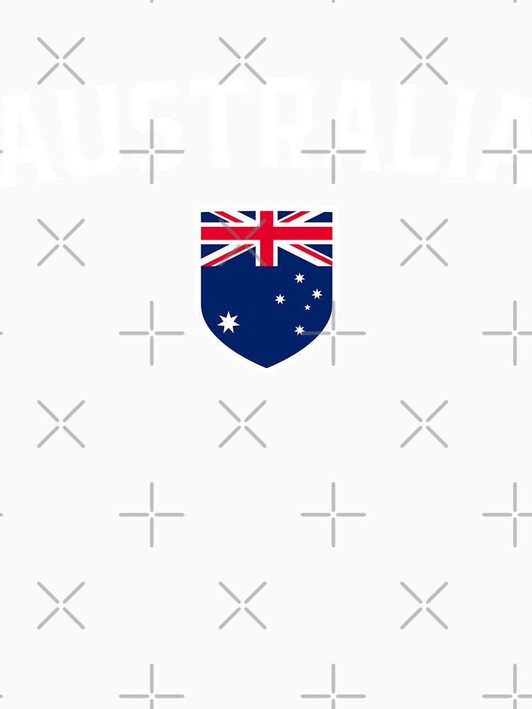 Australia Sports Fans Classic Flag Shield National Team Support by el-em-cee