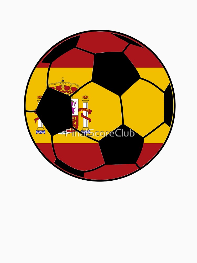 Spain Flag Soccer Ball by FinalScoreClub