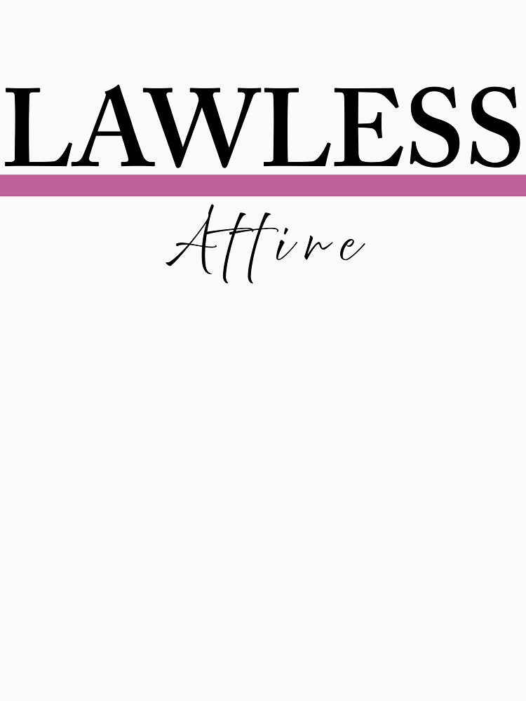 Black/Pink basic logo by LawessAttire