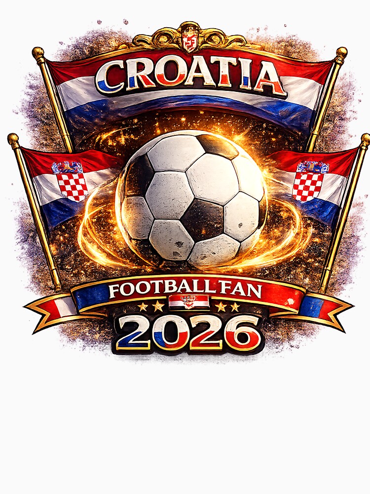 Croatia Football Fan – Soccer Pride Design by lahmar-abbou