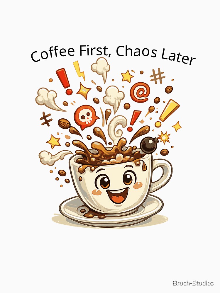 Coffee First, Chaos Later by Bruch-Studios
