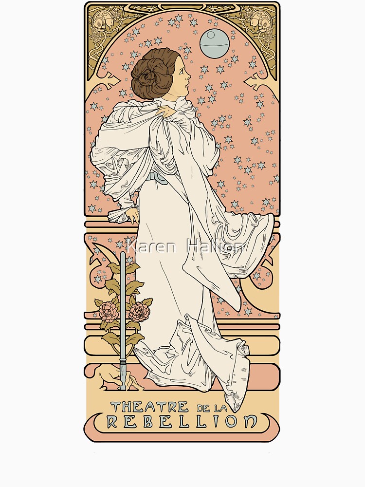 Leia Nouveau by Karen Hallion Illustration