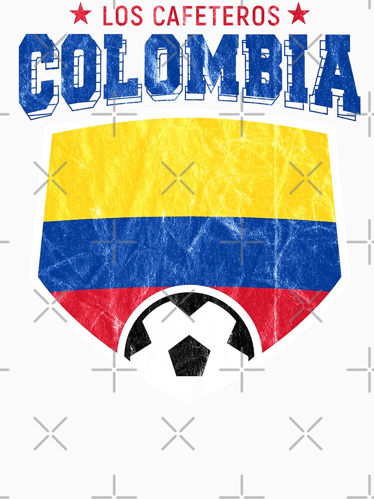 Colombia Football National Flag T Shirt World Soccer Jersey Cup by screenworks