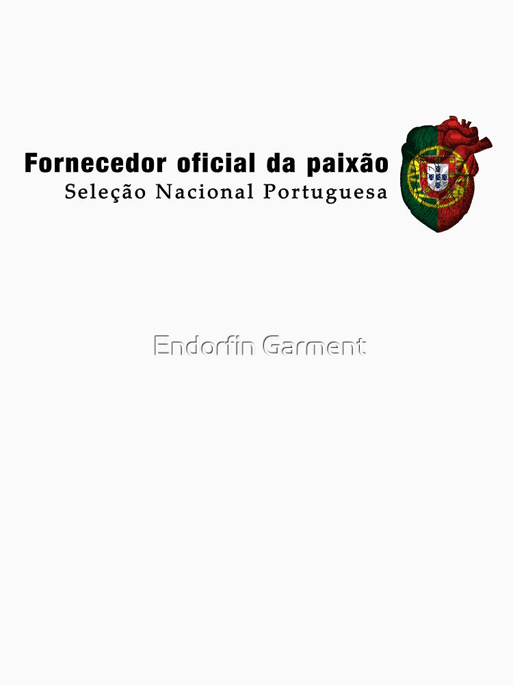 Portugal fan shirt "Passion & Heart" by Endorfin Garment