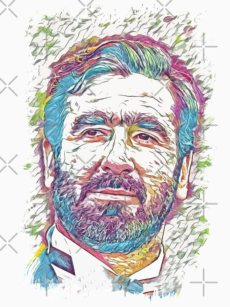 Eric Cantona  / The living legend - Abstract Portrait by Naumovski