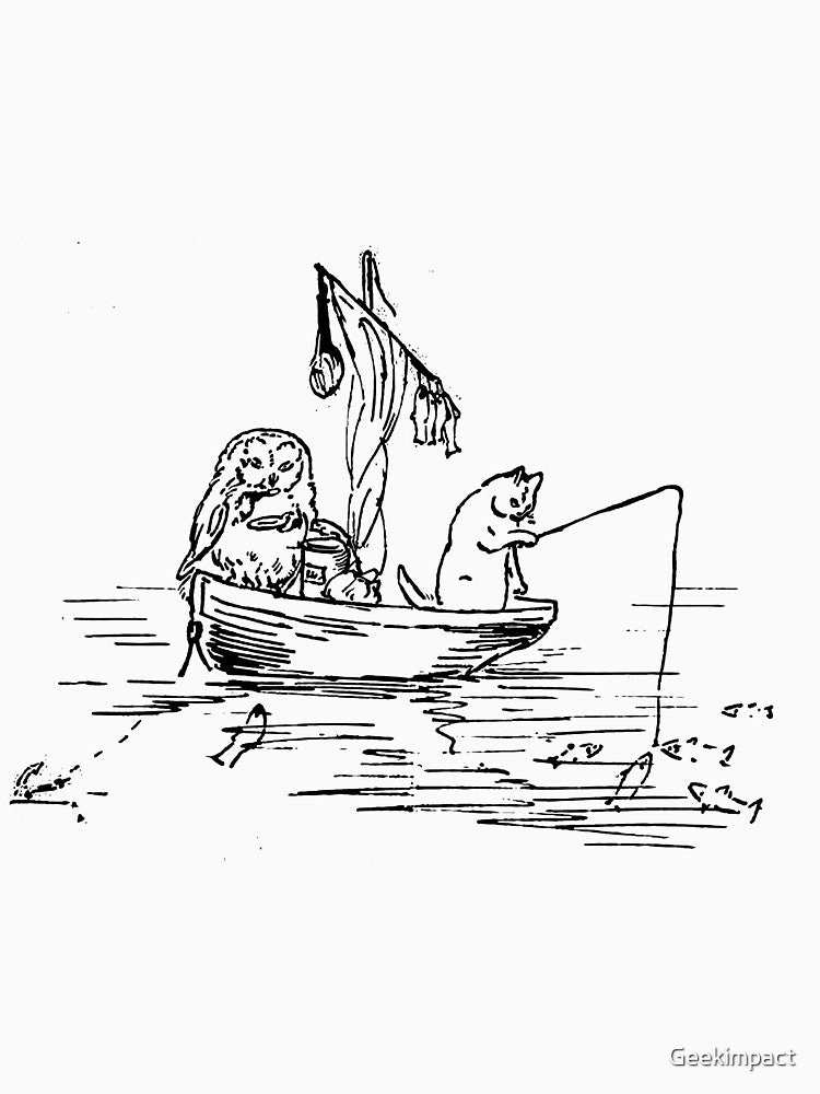 The Owl and The Pussycat Beatrix Potter by Vintage Designs +