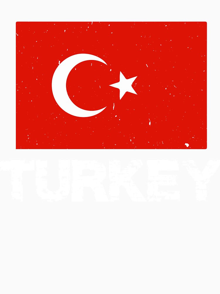 Turkey Flag T-Shirt for Men and Women by AllStarMerch