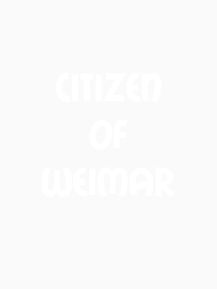 Weimar T shirt | Present by ProjectsMM