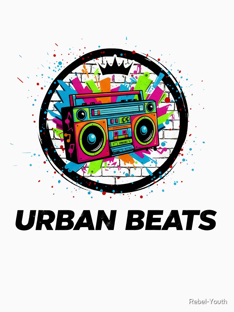 Urban Beats Boombox Graffiti by Rebel-Youth