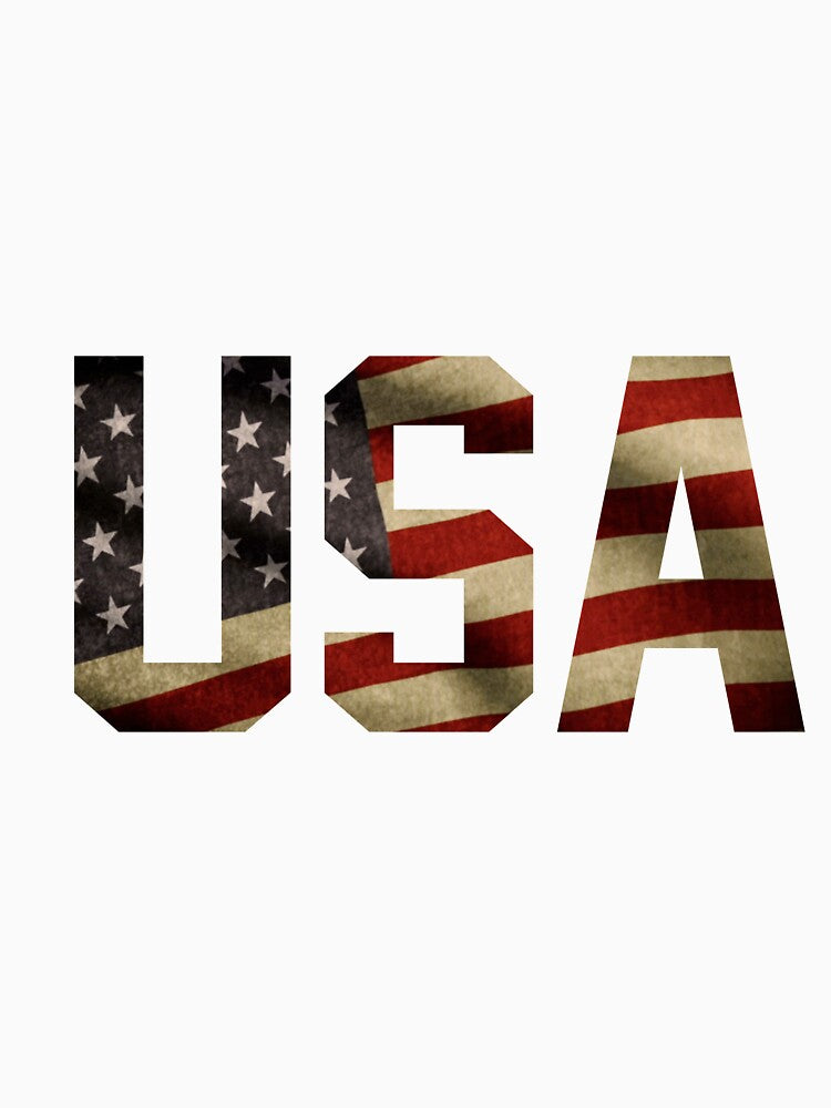 USA Distressed Design T-Shirt for Men and Women by AllStarMerch