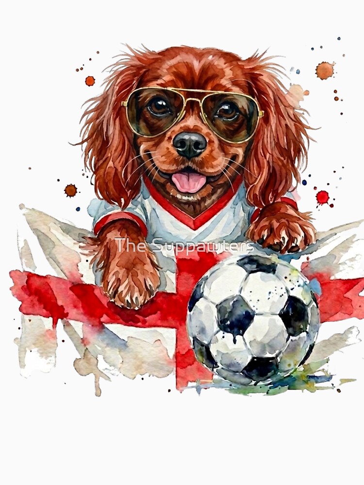 Cavalier King Charles ruby World Cup England Suppawter by The Suppawters