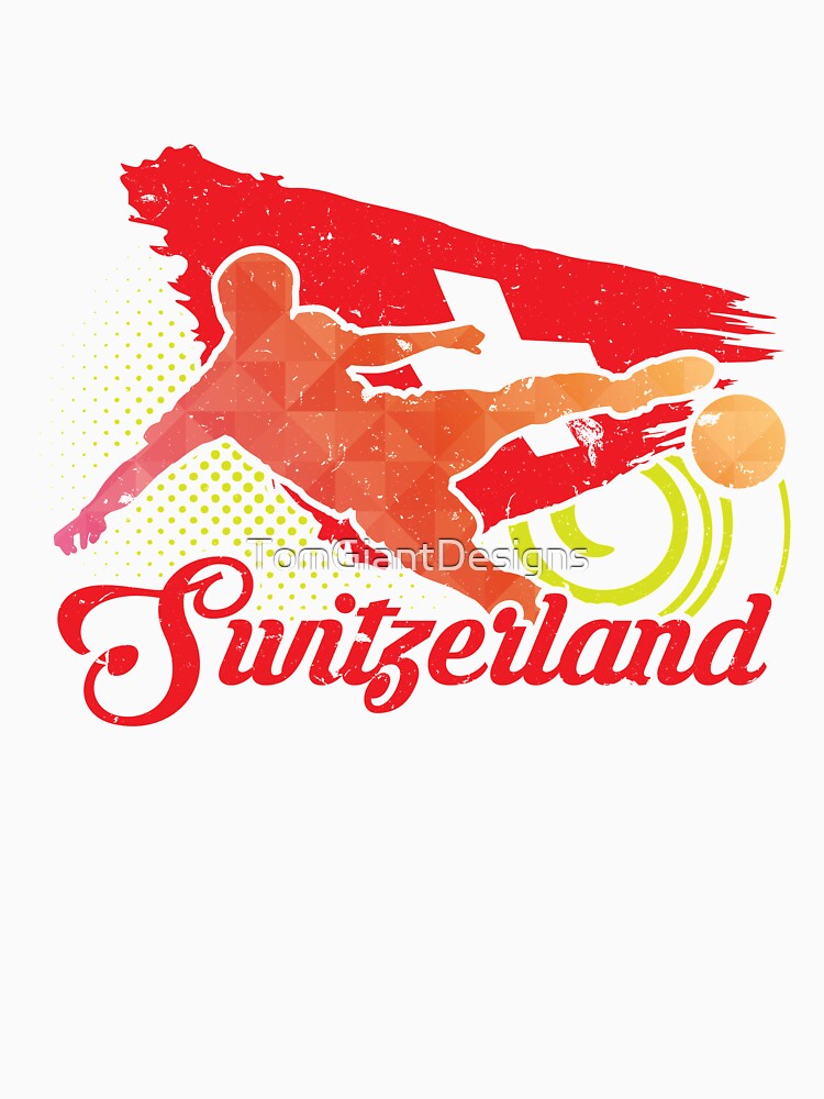 Football Soccer Switzerland Flag by TomGiantDesigns