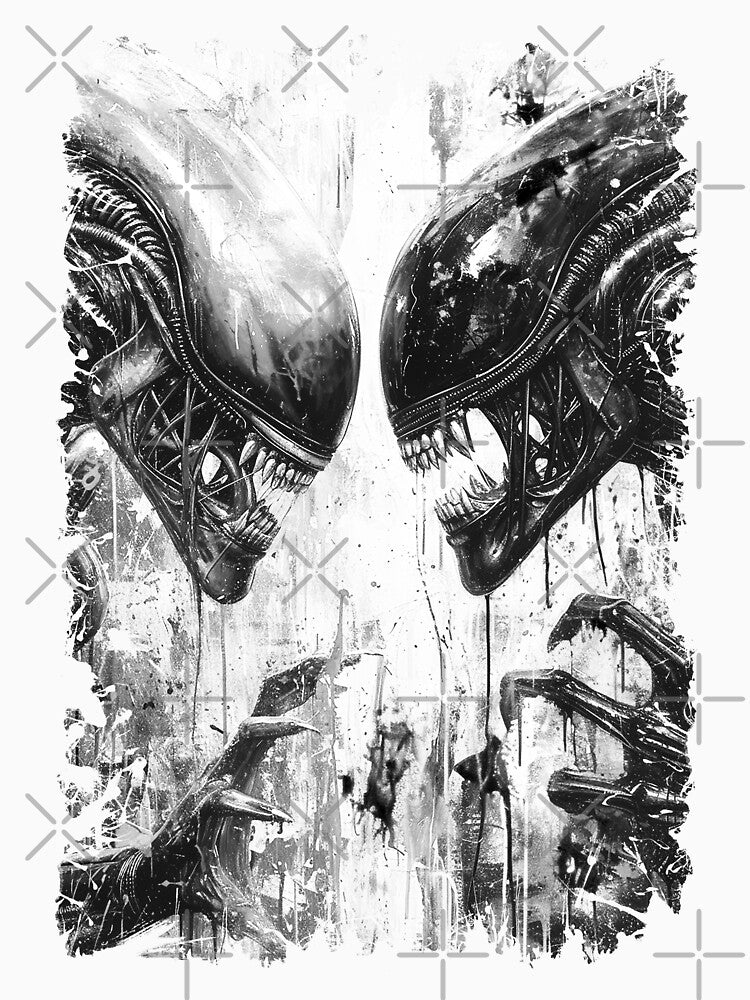 Xenomorph stand off for battle, Alien, aliens by keytee