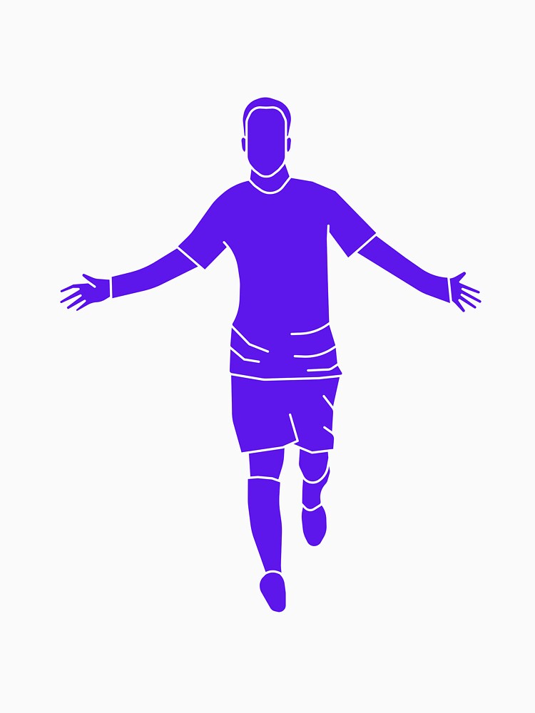 Blue Celebrating Player 3 | Player Celebration by Football Stickers World