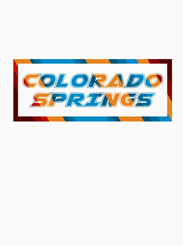 Colorado Springs T-Shirt for Men and Women by AllStarMerch