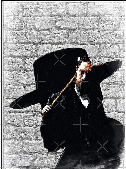 Alfie Solomon - Oil painted Silouette effect by Scott Bradley Musgrave