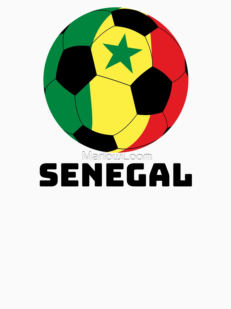 Senegal Football Senegal Gift Sport T-Shirt by MarlowLoom