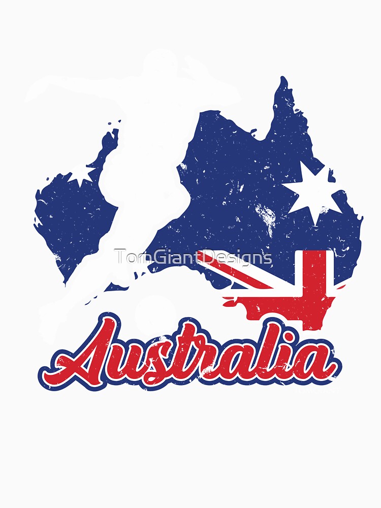 Football Soccer Australia Flag by TomGiantDesigns