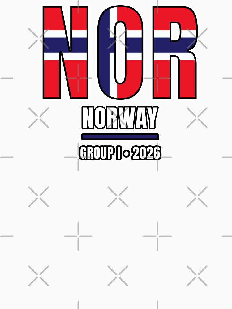 Norway 2026 Football Shirt | NOR Norway Soccer Fan Apparel | Norway National Team Supporter Tee | Football 2026 Gift by The Hairy Melon