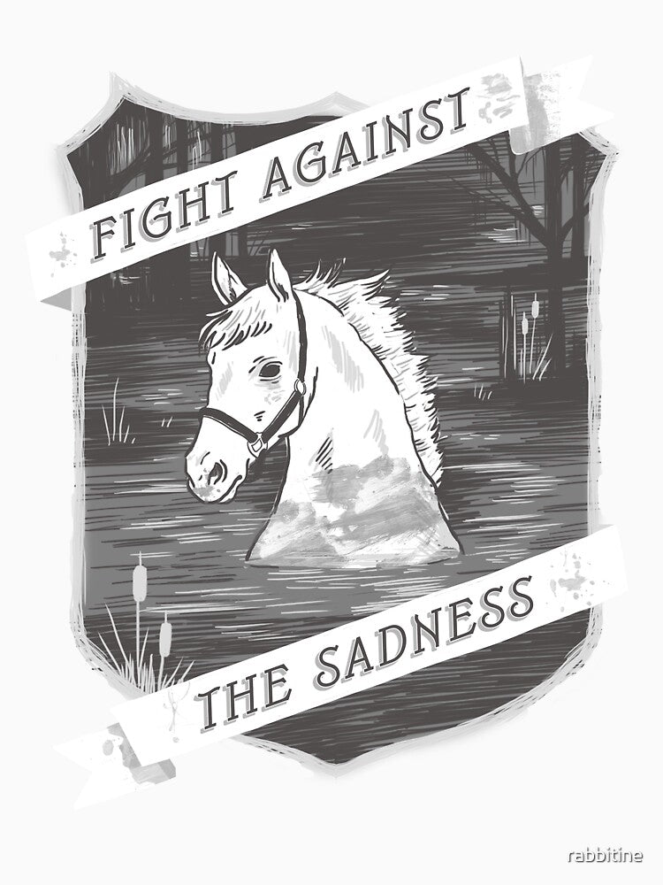 Fight against the sadness, Artax! by rabbitine