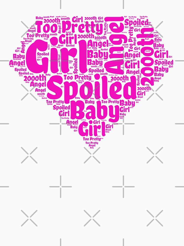 Girl Spoiled Angel, Diamond, Pink by ShoshoKanel