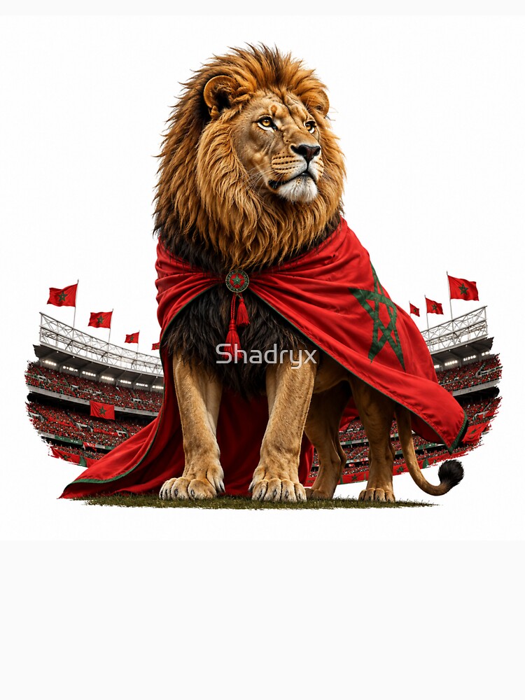 Moroccan Lion of Football Glory | Atlas Lion Stadium Design by Shadryx