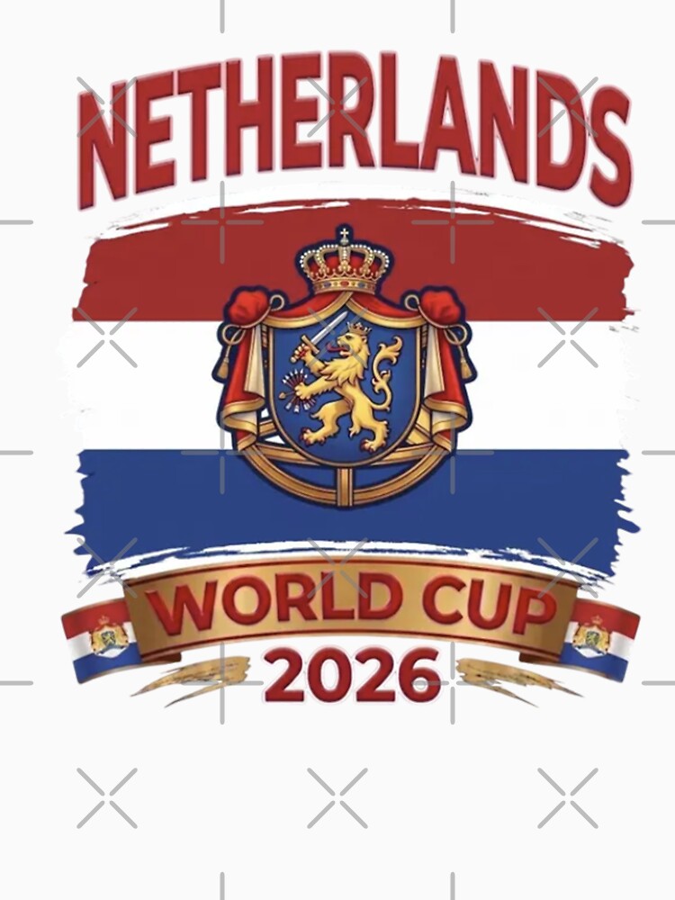 Netherlands World Cup 2026 Coat of Arms Football Design by  The Midnight Library - Book Lover Gifts & Kindle Accessories
