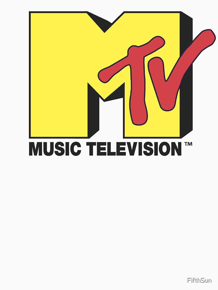 MTV Bright Yellow M & Red TV Logo by FifthSun