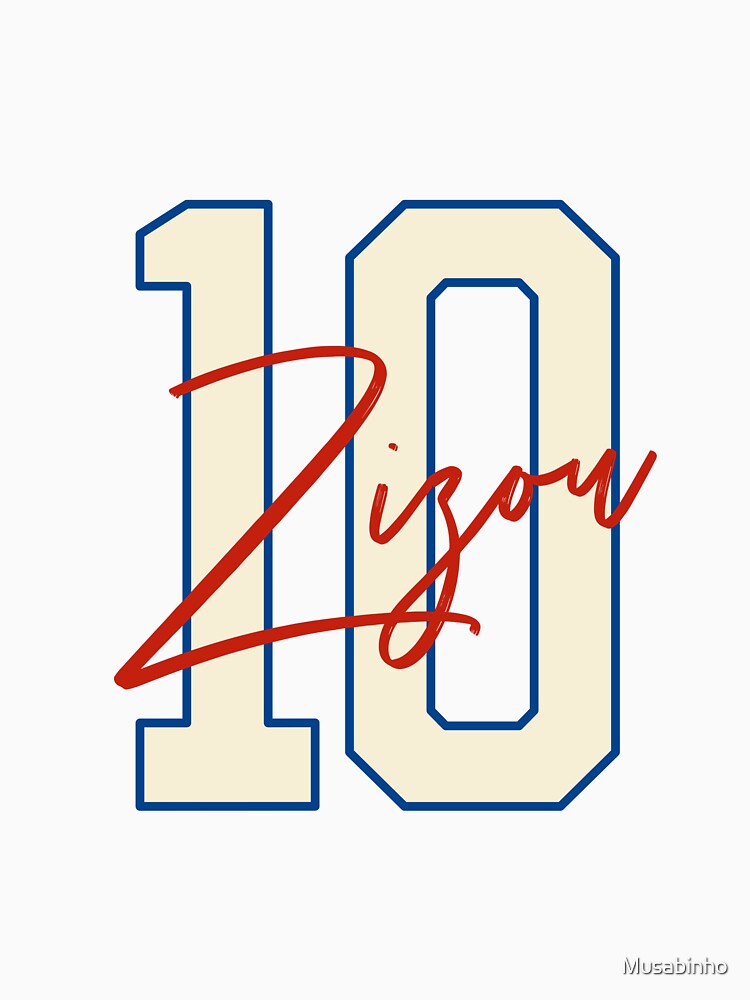 Zinedine Zidane “Zizou” 10 Football Poster by Musabinho