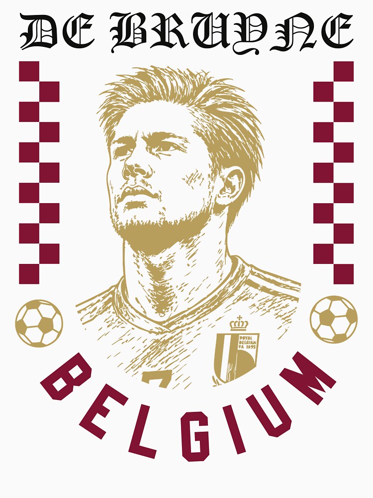 Kevin De Bruyne Belgium Football Design Playmaker World Cup Soccer Fan Art by Tattee
