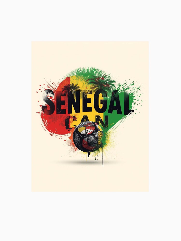 Senegal CAN Spirit – Lions of Teranga Football Art | African Soccer Pride by layproject