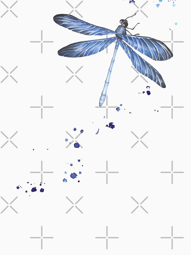 Casual Summer Funny Dragonfly Printed by johsef