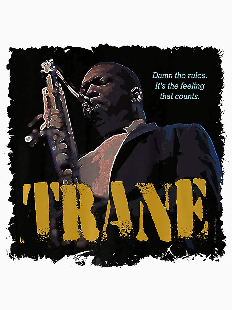 Coltrane Jazz Wisdom Saxophonist Musician Premium by DavidBatton