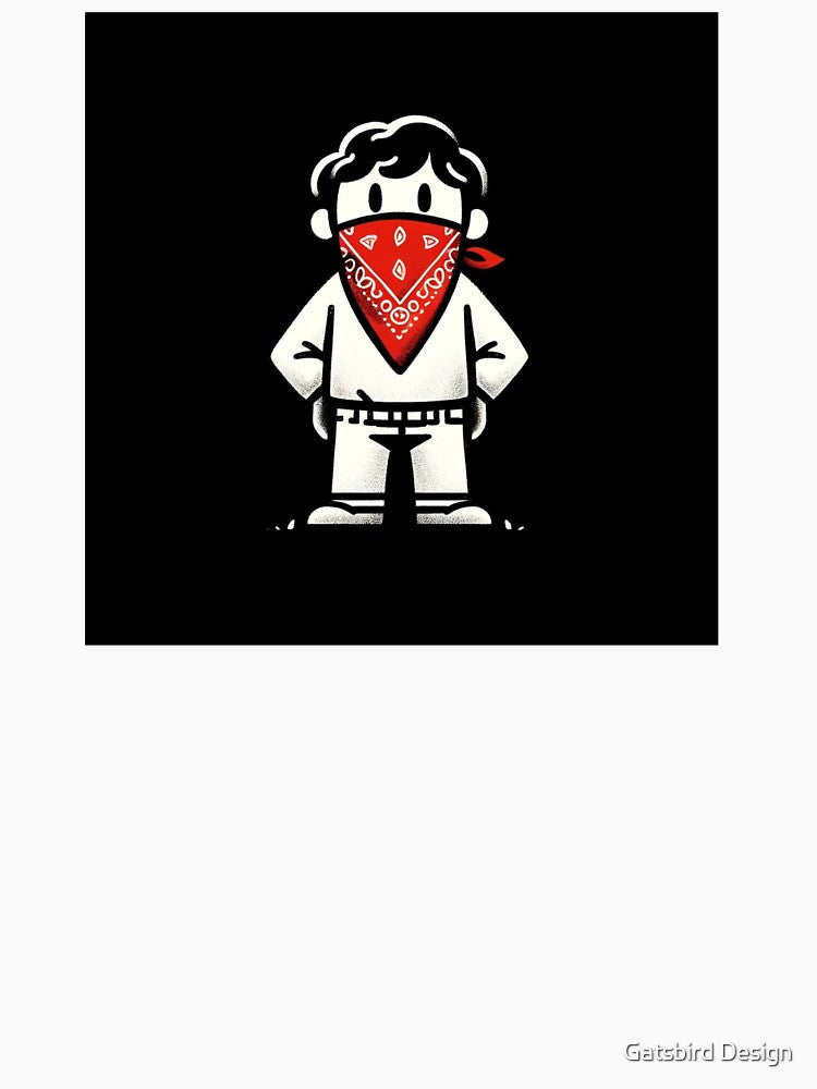 Blood Bandana: Unique T-Shirt Design for Edgy Style Statement by Gatsbird Design