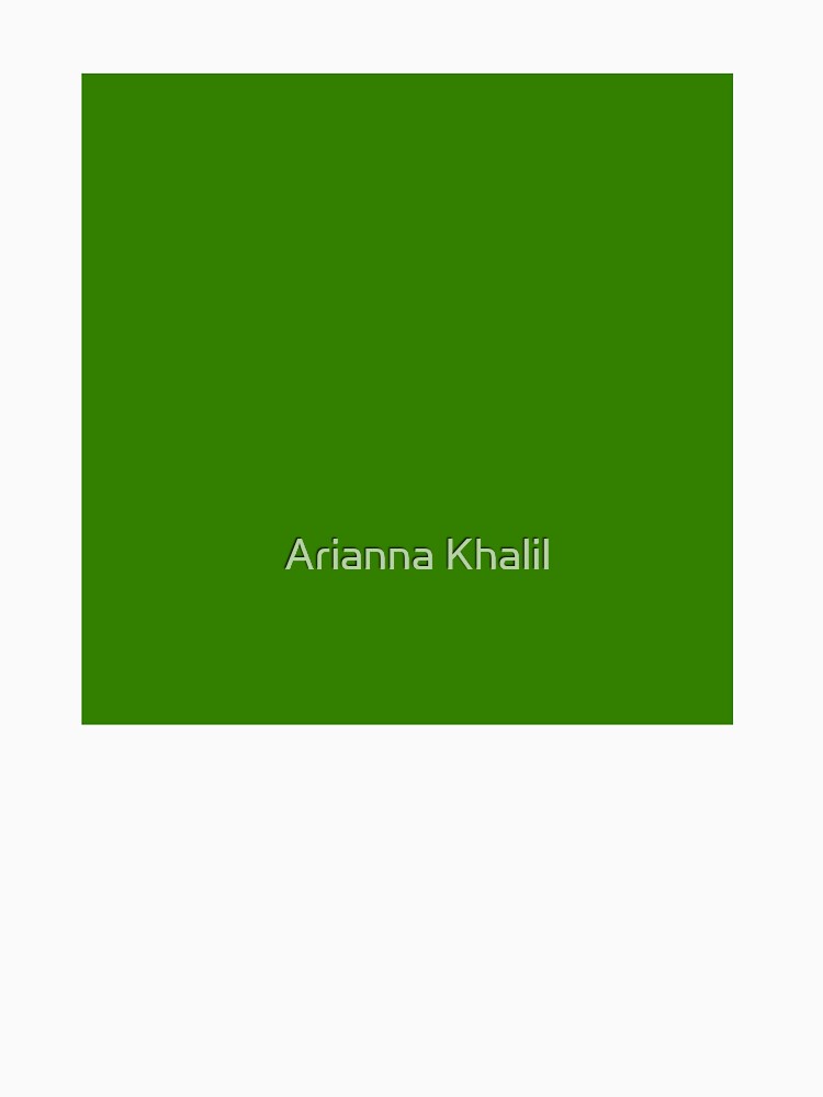 Solid Dark Green by Arianna Khalil