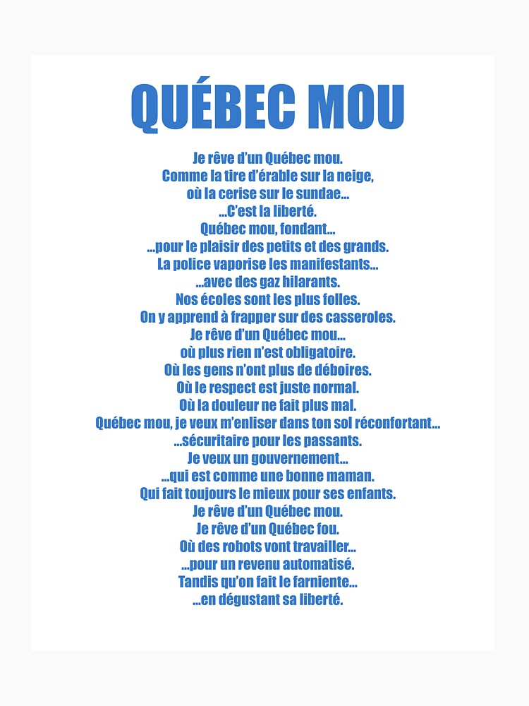Quebec Mou by Martin Boisvert