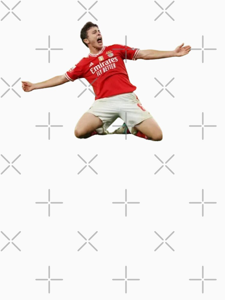 João Neves celebrating at Benfica by Oqueartecura