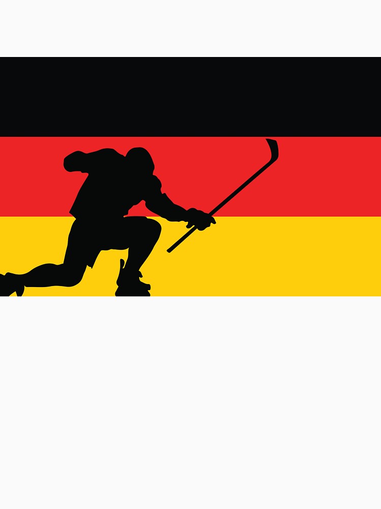 Germany Ice Hockey Silhouette Celebration by CanvasTee