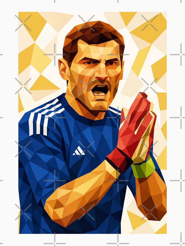 Iker Casillas Madrid Football Legend Soccer Icon Art by kakarikihill