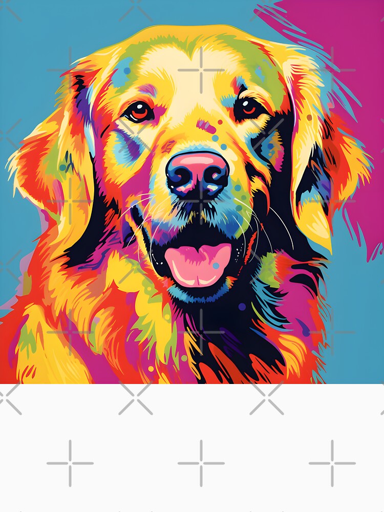 pop art digital print of Labrador Retriever by dcrc